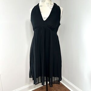H&M, Women’s size 8. Halter Little black dress.